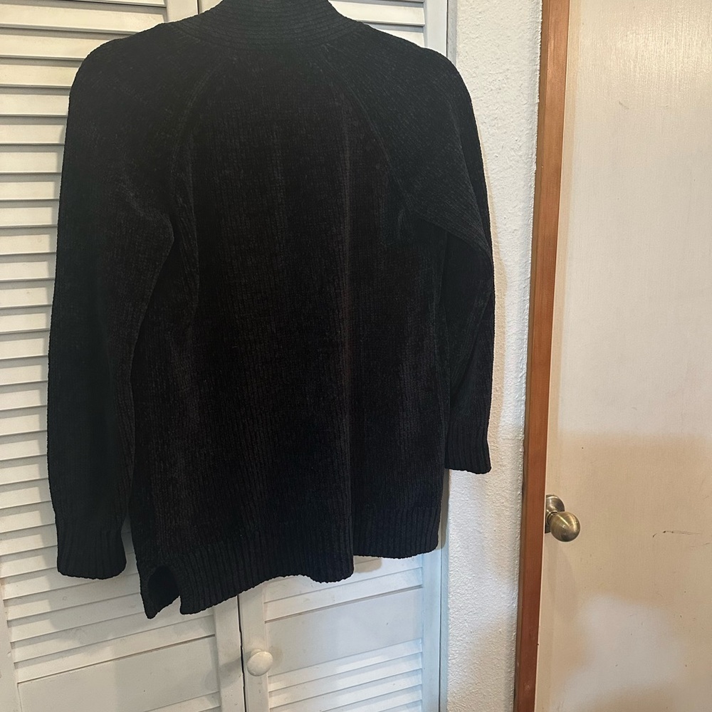 LOFT Black Cardigan Sweater - Picture 6 of 7